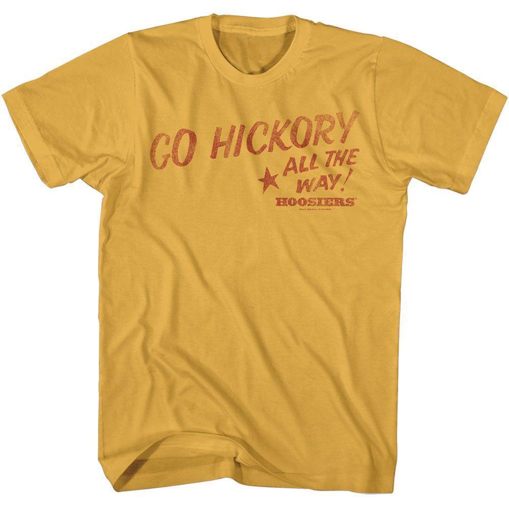 Hoosiers Go Hickory Ginger Adult T Shirt